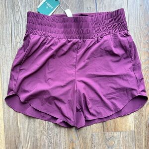 HALARA Women's Athletic Shorts in Deep Purple